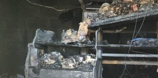 Foto: Voraz incendio reduce a cenizas cuarto de vivienda en el barrio Óscar Lino Paz Cuba/TN8