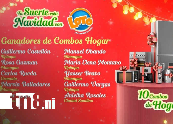 Foto: ¡Una Navidad inolvidable con Loto Nicaragua! Combos hogar y un Suzuki Celerio 2026/TN8