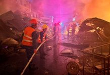 Voraz incendio arrasa al menos 50 negocios en un mercado de Honduras Foto: Brutal incendio en Honduras /cortesía
