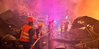 Foto: Brutal incendio en Honduras /cortesía