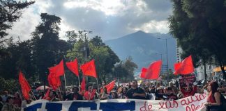 Foto: Protestas en Ecuador /cortesía