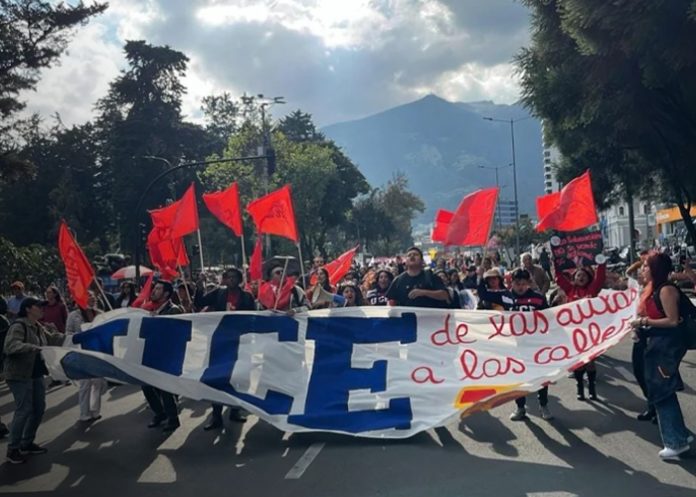 Foto: Protestas en Ecuador /cortesía