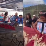 Foto: Quinceañera despide a sus padres /cortesía