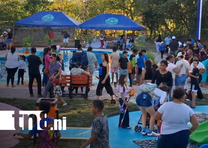 Foto: Inauguran primera etapa del parque acuático infantil en La Conquista, Carazo/TN8