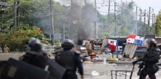 Foto; Protestas en Panamá /cortesía