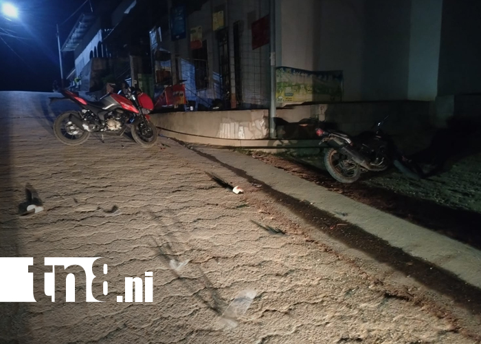 Foto: Tres personas resultan lesionadas tras accidente de motocicletas en Ocotal/TN8