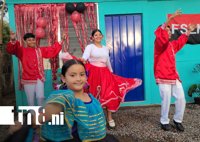 Foto: Ancianita de 92 años estrena vivienda digna en Nandaime/TN8