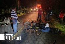 Foto: Motociclista ebrio choca contra vaca en La Chichi Mora/TN8