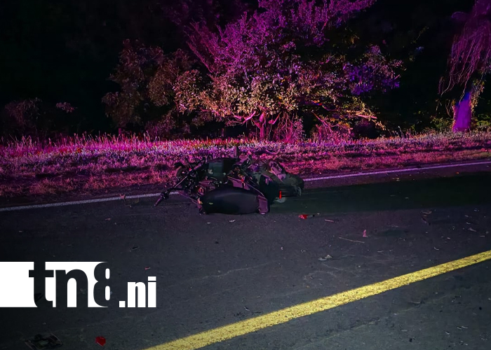 Foto: Accidente en Rivas deja una mujer muerta y un herido/ TN8