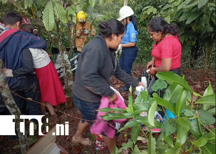 Foto: Familia enfrenta tragedia en Rancho Grande, Matagalpa / TN8