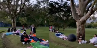 Foto: Fans hacen fila un día antes del concierto de Bad Bunny /Cortesía