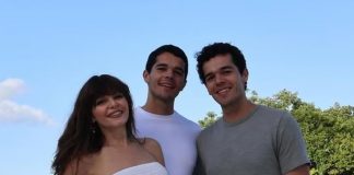 Foto: Itatí Cantoral y sus hijos, juntos en la época más especial / Cortesía
