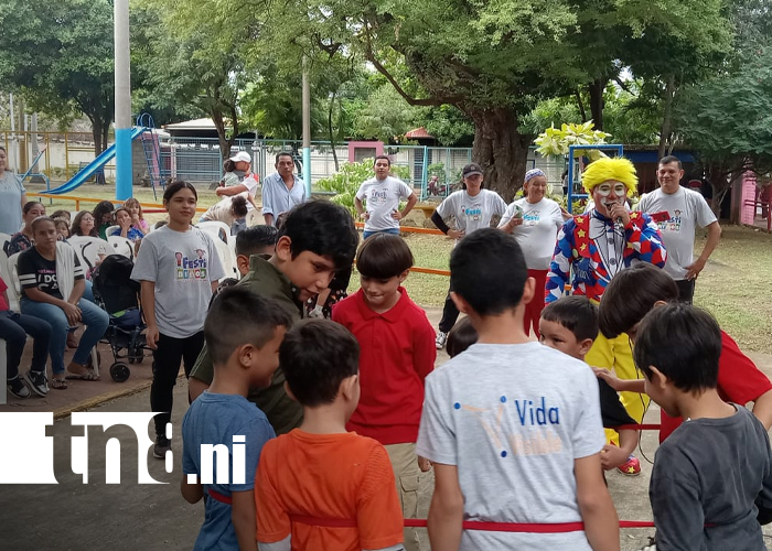 Foto: Niños reciben sonrisas y juguetes en Managua/ TN8