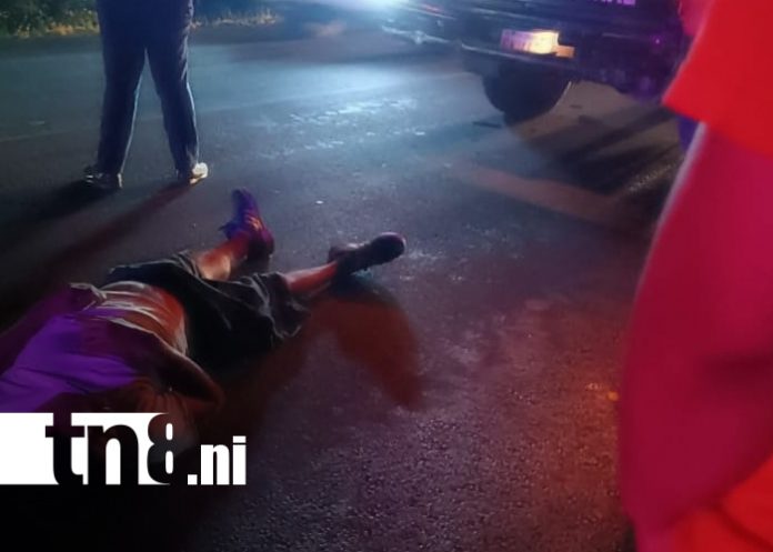 Foto: Hombre en estado de ebriedad resulta con golpes tras accidente en Nandaime/TN8