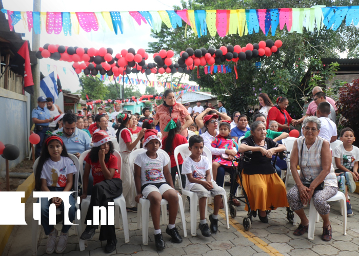Foto: Siuna celebra 180 metros de dignidad que transforman su barrio/TN8