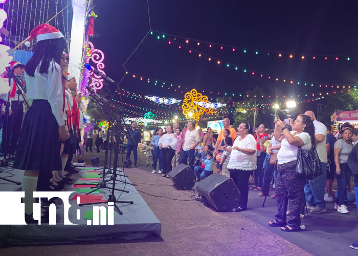 Foto: Coros escolares del MINED rinden homenaje a la Virgen María previo a La Gritería/TN8