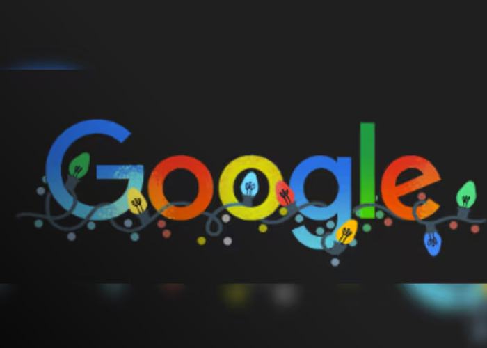 Foto: Google en modo Navidad /cortesía