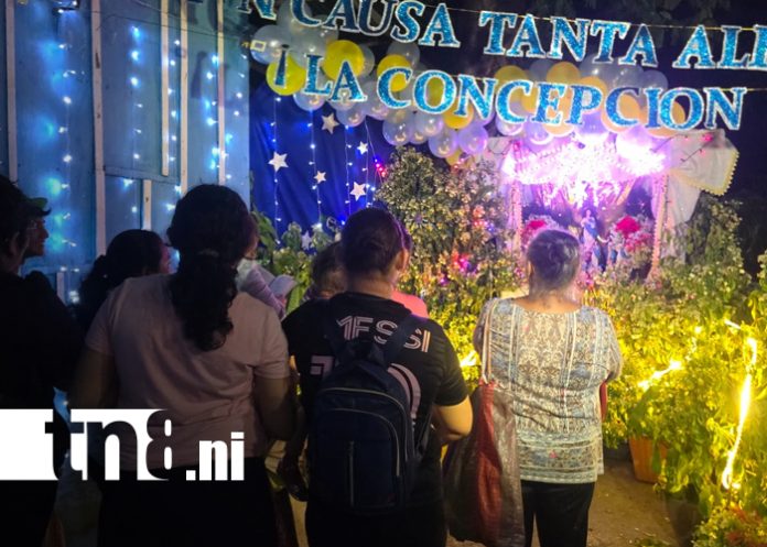 Foto: Familias capitalinas reafirman su fe y tradición celebrando los 168 años de la Gritería/TN8