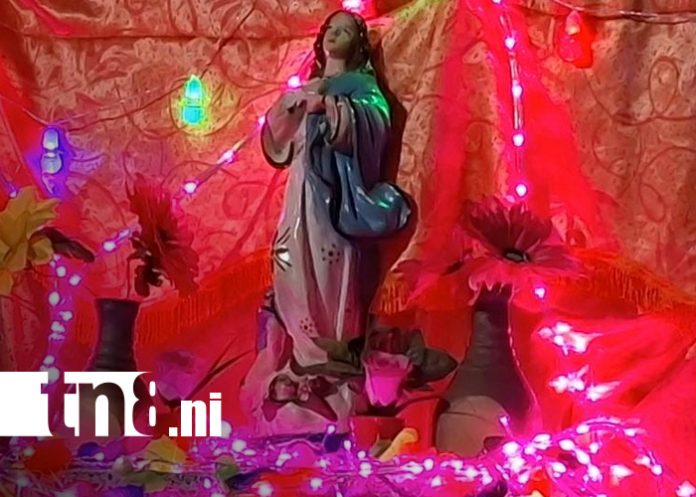 Foto: Fe, tradición y unión vecinal en la Gritería del barrio Adelita #1, en Granada/TN8