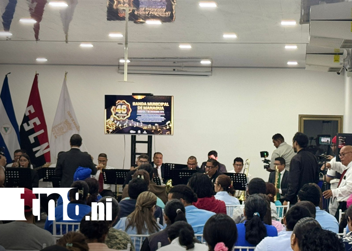 Foto: Historia y juventud se unen en la Banda Musical de Managua/ TN8