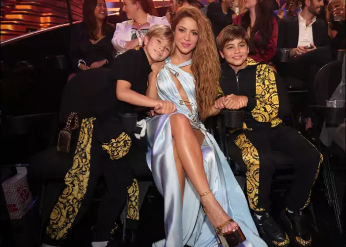 Foto: Shakira y sus hijos /cortesía
