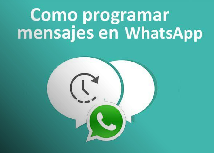 Foto: Wasavi y Scheduled frente a WhatsApp /cortesía