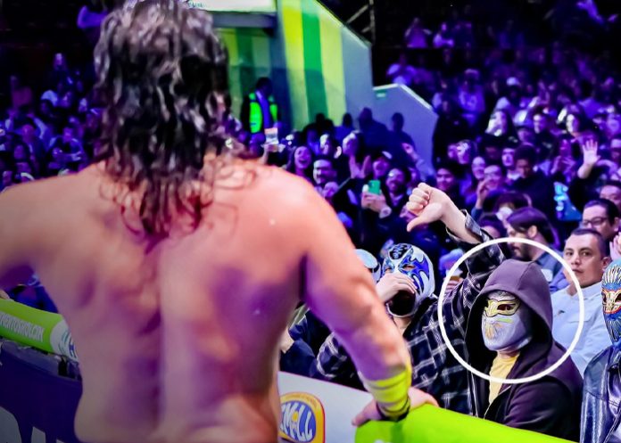 2 Foto:Bad Bunny causa furor tras aparecer enmascarado/Cortesia