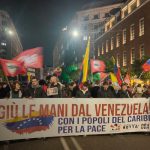 Foto: Protestas en Italia respaldan a Venezuela /cortesía