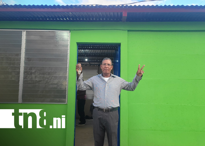 Foto: Entrega de vivienda en Nandaime /TN8