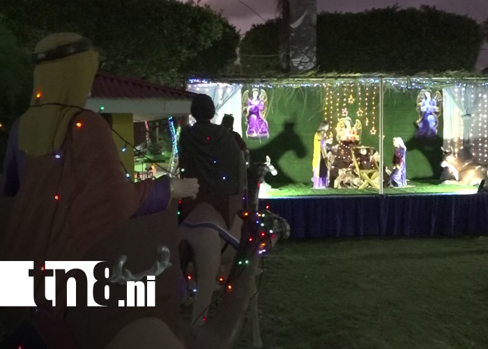 Foto: inauguran Nacimiento en Nandaime/TN8