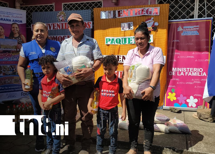Foto: Boaco: madres solteras y familias vulnerables reciben apoyo del MIFAM/TN8