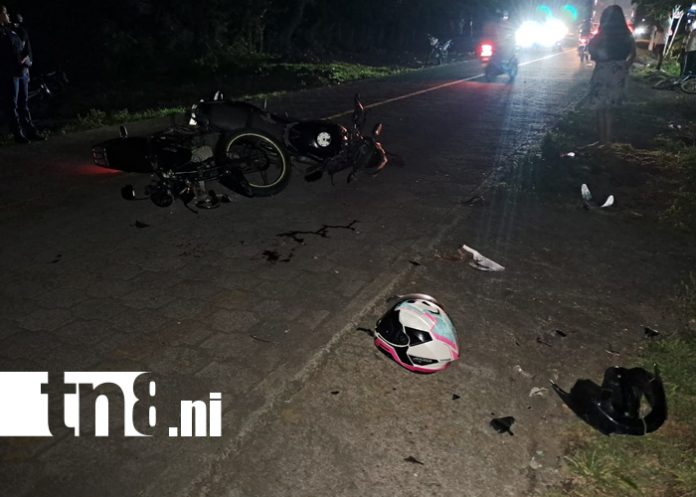 Foto: Accidente entre dos motociclistas deja un lesionado grave en Urbaite, Isla de Ometepe/TN8