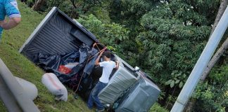 Foto: Accidente ocurre en carretera Río Blanco Matiguás/TN8