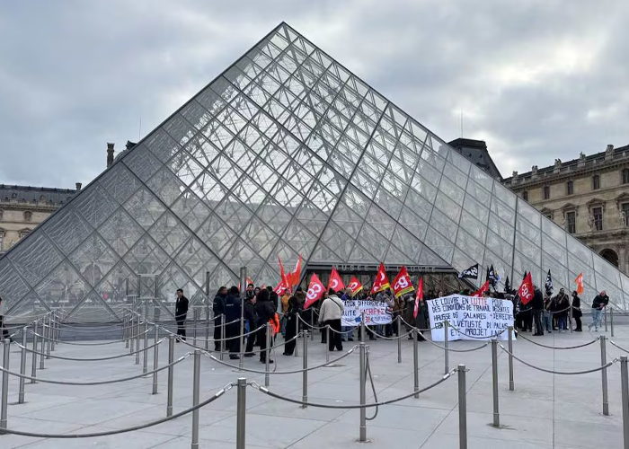 Foto: Museo del Louvre de París resiste la huelga / Cortesía