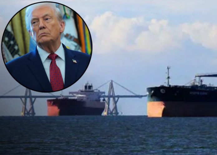 Foto: Trump y el bloqueo naval a Venezuela /cortesía