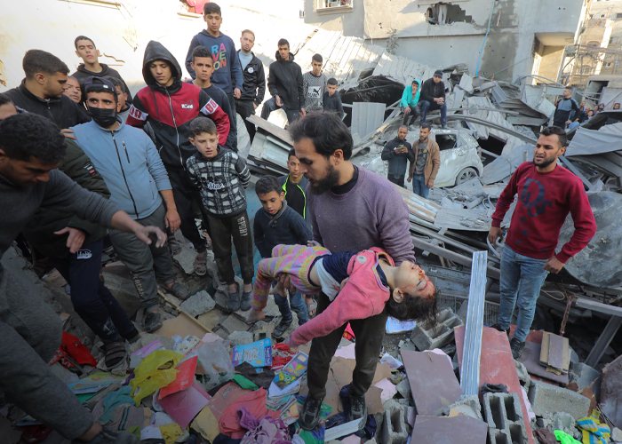 Foto: El frío mata en Gaza /cortesía 