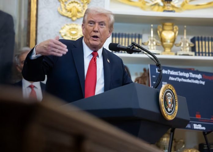 Foto: Trump sobre migración /cortesía