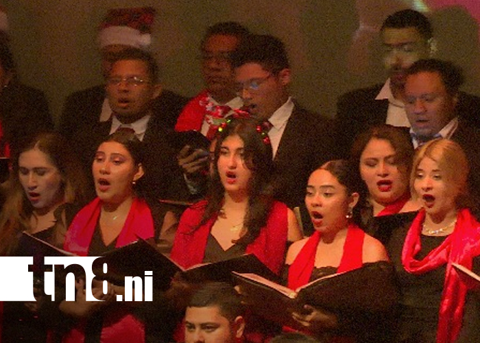 Foto: Familias celebran la Navidad con música y cultura en el Rubén Darío/TN8
