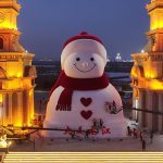 Foto: La escultura de nieve que se volvió viral en China /Cortesía