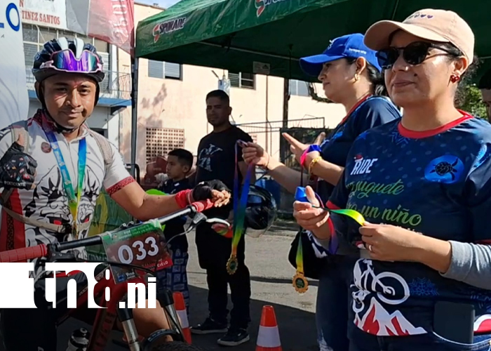 Foto: 9na edición del ride ciclístico “Un juguete para un niño” en Carazo / TN8