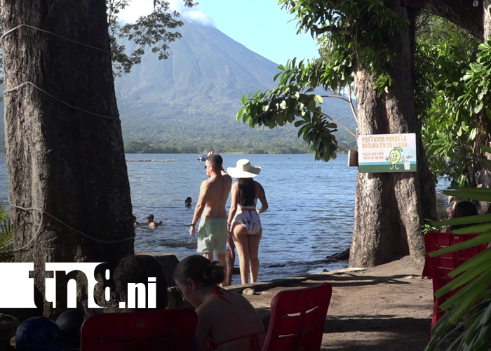 Foto: Isla de Ometepe registra alta afluencia turística este fin de semana/TN8