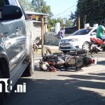 Foto: Motociclista de "Moto Mandados" termina con graves lesiones tras accidente en Rivas / TN8