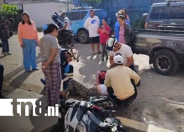 Foto: Mal estacionamiento provoca accidente vial y deja a mujer lesionada en Estelí / TN8