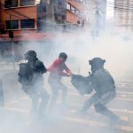 Foto: Gobierno boliviano reprime movilización obrera contra alza de combustibles / Cortesía