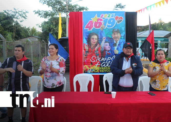 Foto: Siuna celebra nueva calle adoquinada / TN8