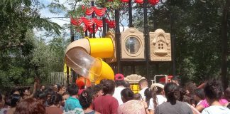 Foto: La Boquita ya tiene parque, niñez se desborda a jugar / TN8