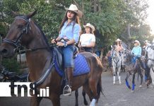 Colorido hípico de fin de año en Balgüe, Isla de Ometepe Foto: Hípico de fin de año llena de tradición a Balgüe, Ometepe/TN8