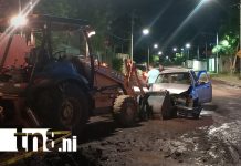 Foto: Tres jóvenes gravemente heridos tras chocar en Managua/TN8