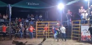 Foto: Torero menor lesionado en montas taurinas de Ometepe/TN8