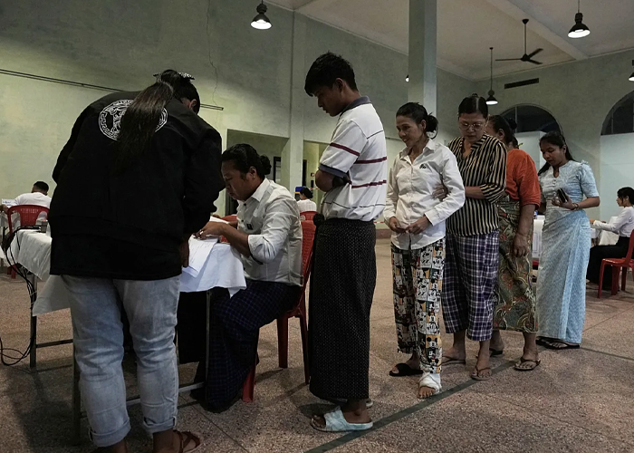 Foto: Elecciones en Myanmar /cortesía 